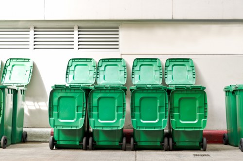 Community clean-up event in Docklands