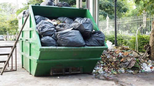 Efficient waste removal during Docklands garden clearance